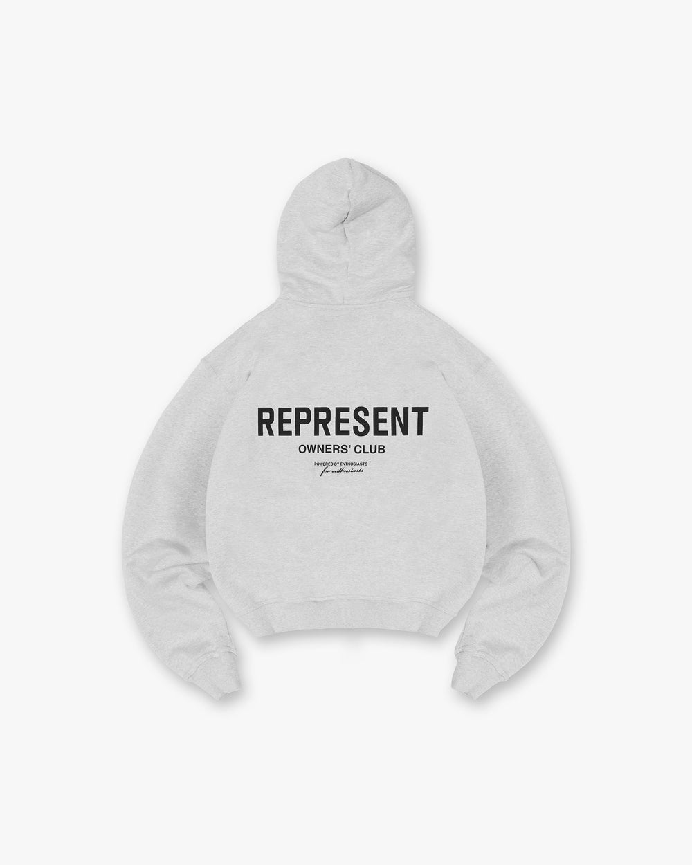 Represent Owners Club Zip Hoodie - Ash Grey