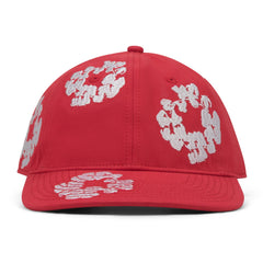 Denim Tears Red Cotton Wreath Fitted Cap