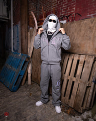 GLAZA GOD Sweatshirt Sets -GRAY