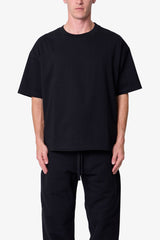 Heavy Basic Boxy Tee - Black