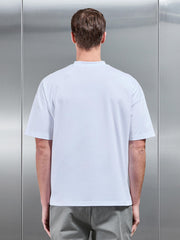 Relaxed Mercerised Interlock T-Shirt in White