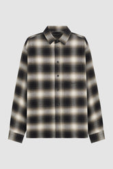 ABERDEEN RELAXED FLANNEL / GREEN X BLACK X WHITE