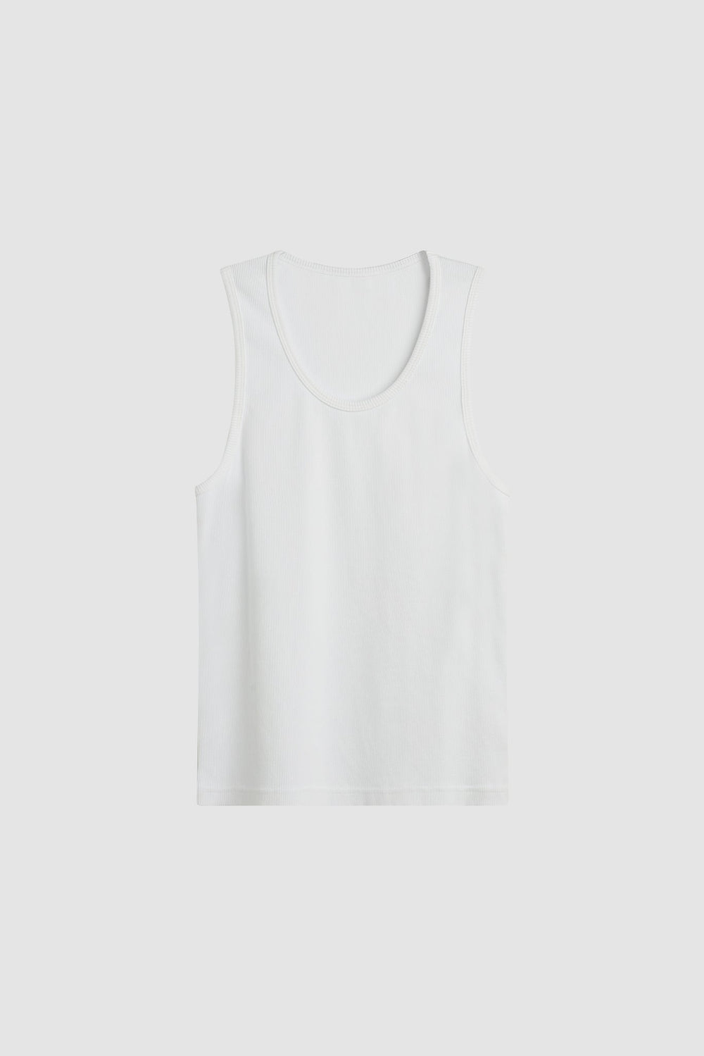 HAVANA RIBBED TANK / WHITE