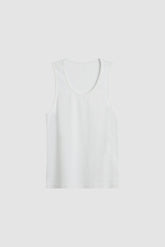HAVANA RIBBED TANK / WHITE