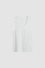 HAVANA RIBBED TANK / WHITE