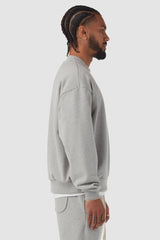 HEAVYWEIGHT STUDIO CREW / LIGHT HEATHER