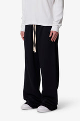Washed Ultra Baggy Sweatpants - Black