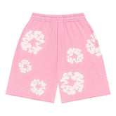 Denim Tears The Cotton Wreath Shorts Pink