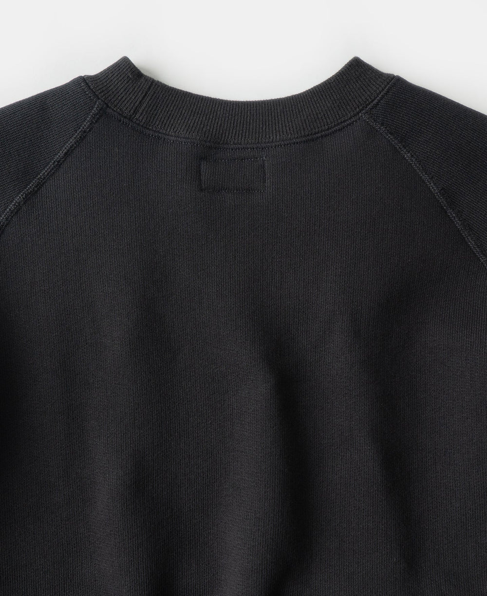 1980s Marine Bulldog Raglan Sweatshirt - Black