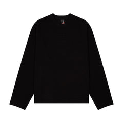 "blossom" waffle Longsleeve black