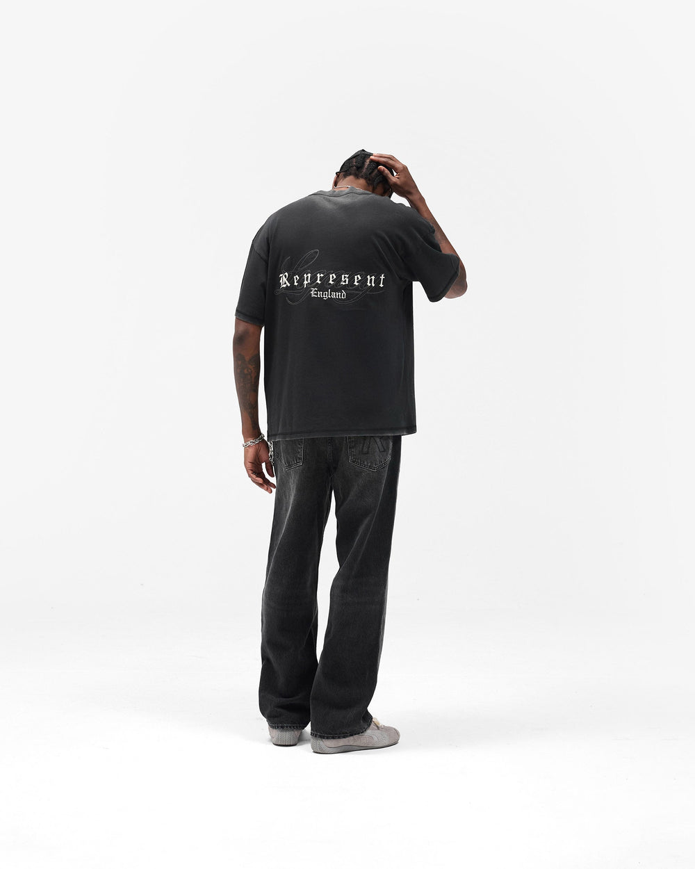 R3 Baggy Denim - Aged Black
