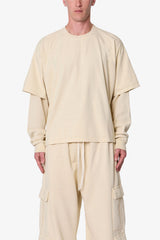 Layered Thermal L/S Tee - Off White