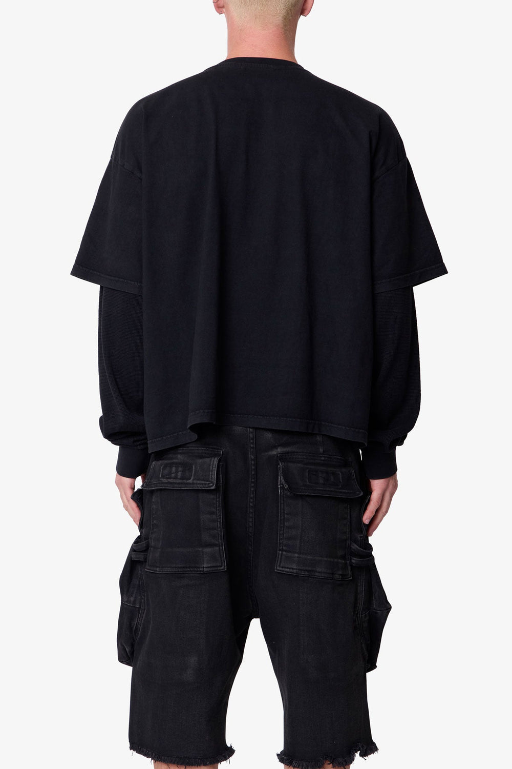 Layered Thermal L/S Tee - Vintage Black