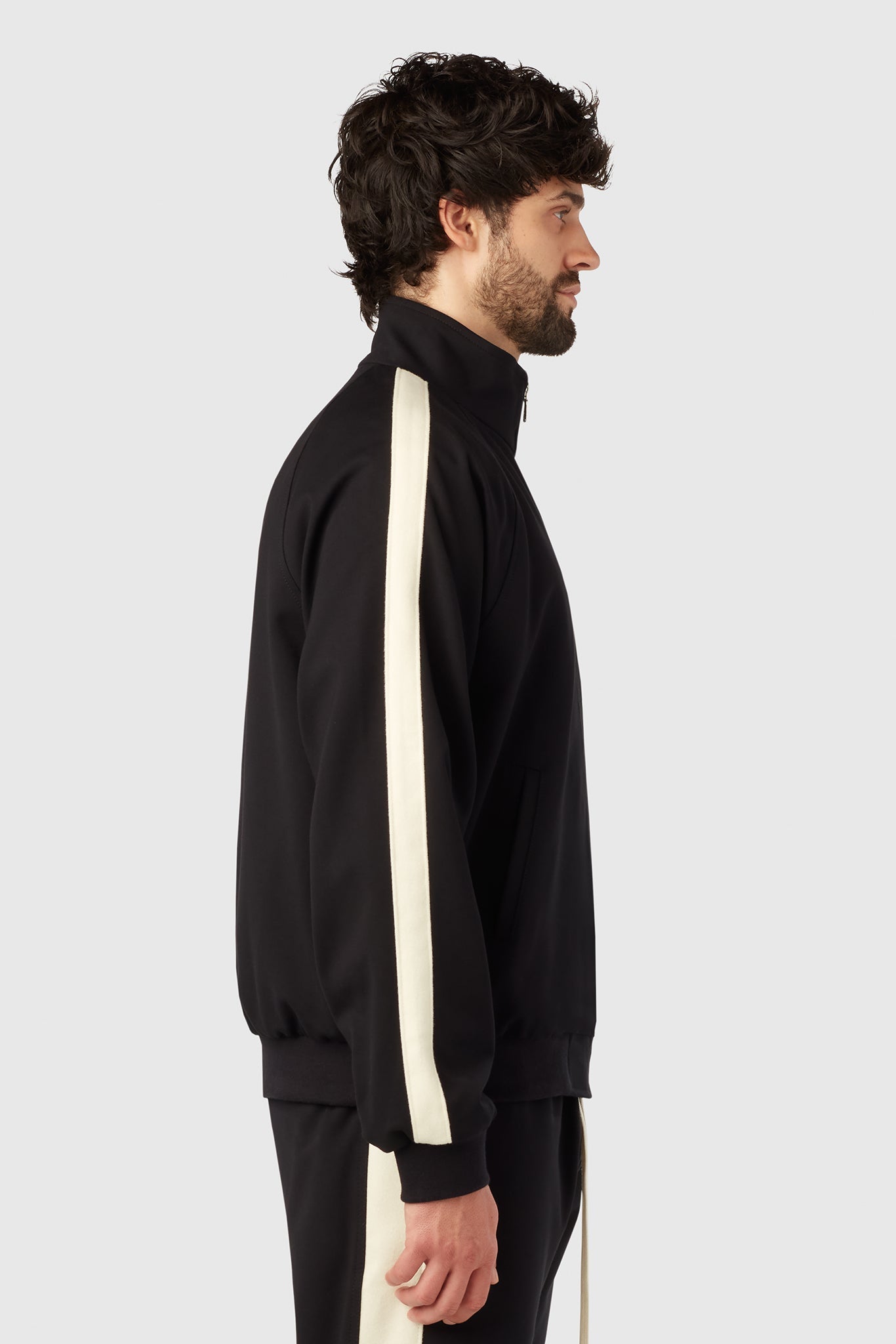 CARMEL TRACK JACKET / BLACK