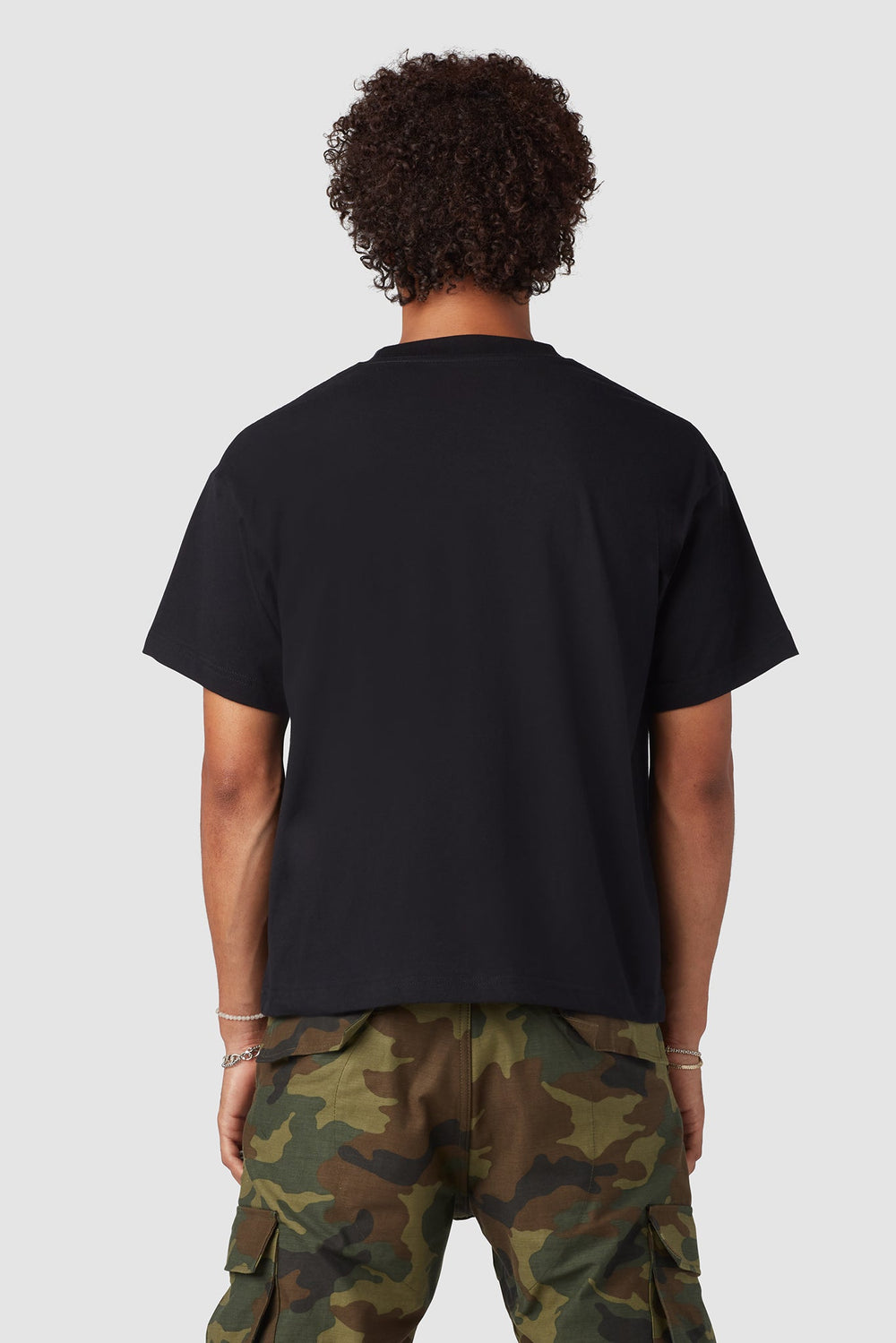 CROPPED TEE / BLACK