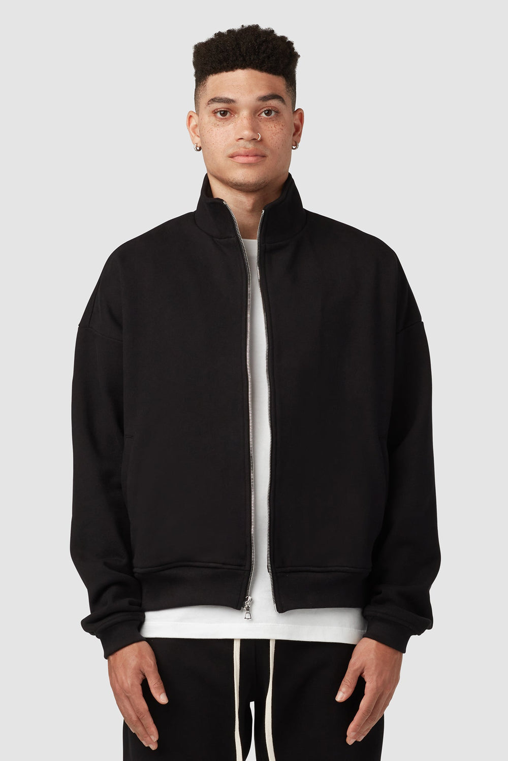 HEAVYWEIGHT STUDIO FULL ZIP / BLACK