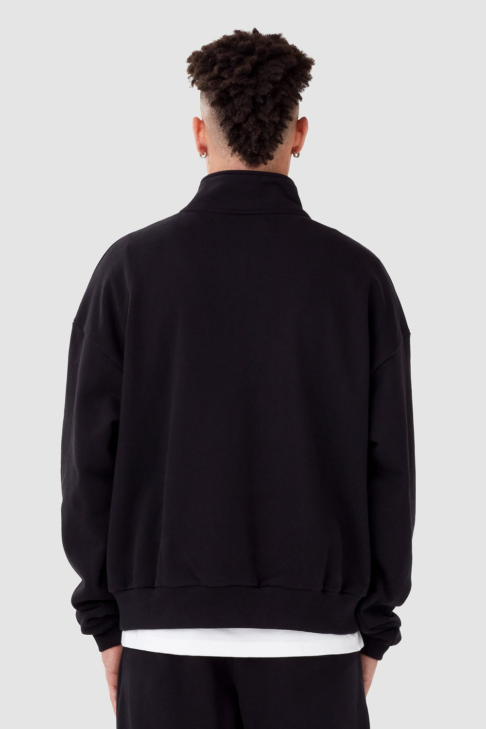 HEAVYWEIGHT STUDIO HALF ZIP / BLACK