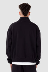 HEAVYWEIGHT STUDIO HALF ZIP / BLACK