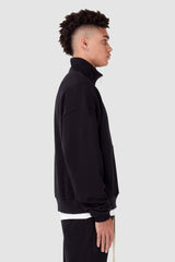HEAVYWEIGHT STUDIO HALF ZIP / BLACK