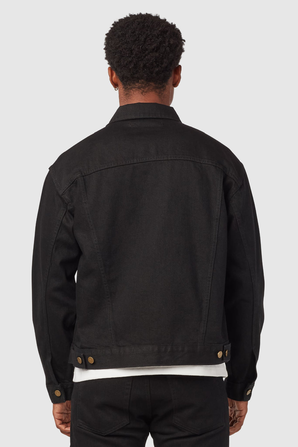 RELAXED TYPE III TRUCKER JACKET / BLACK RINSE