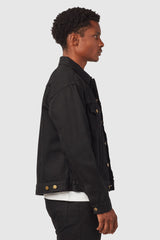 RELAXED TYPE III TRUCKER JACKET / BLACK RINSE