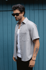 BONNEVILLE MECHANIC SHIRT / LIGHT SMOKE