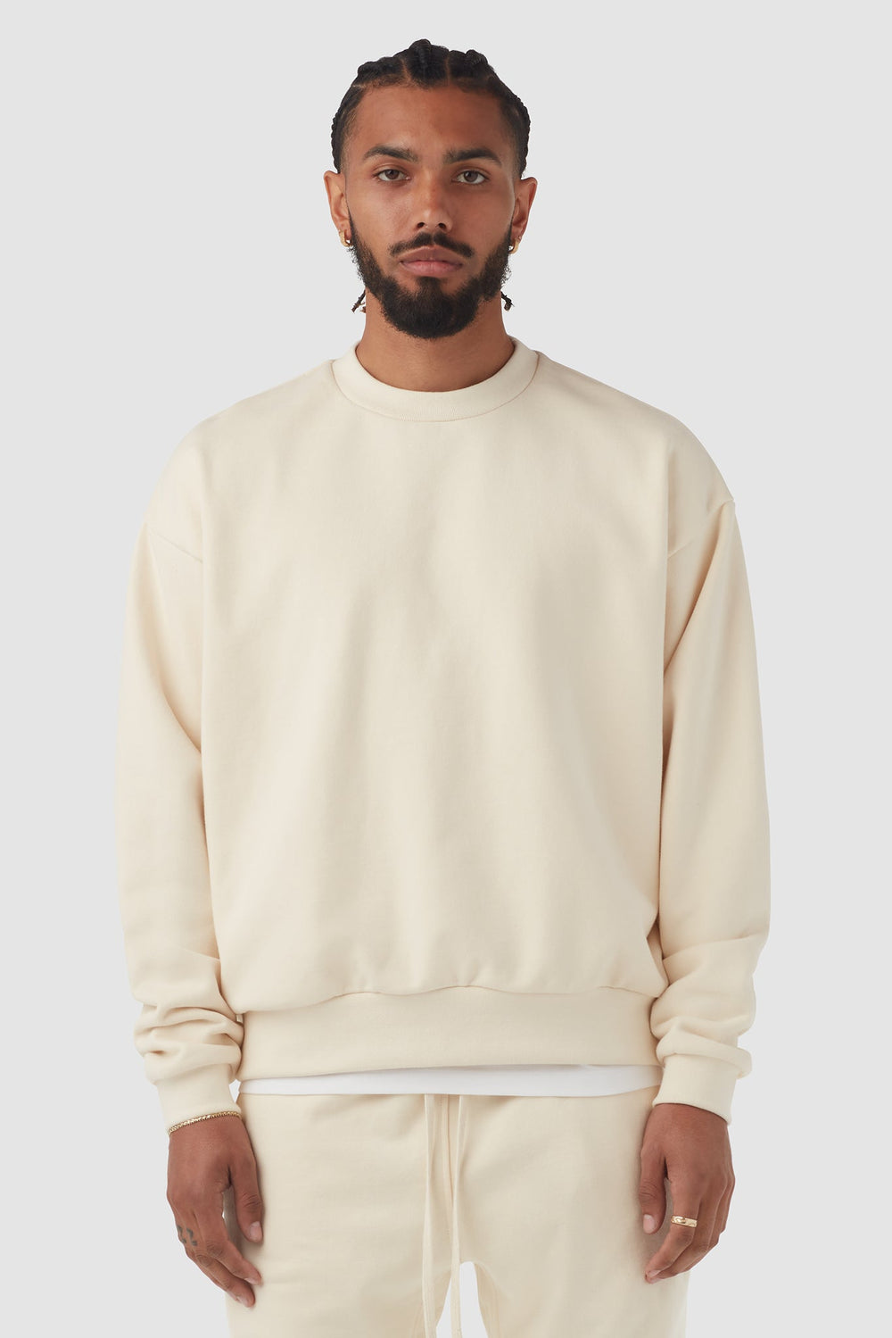 HEAVYWEIGHT STUDIO CREW / CREAM