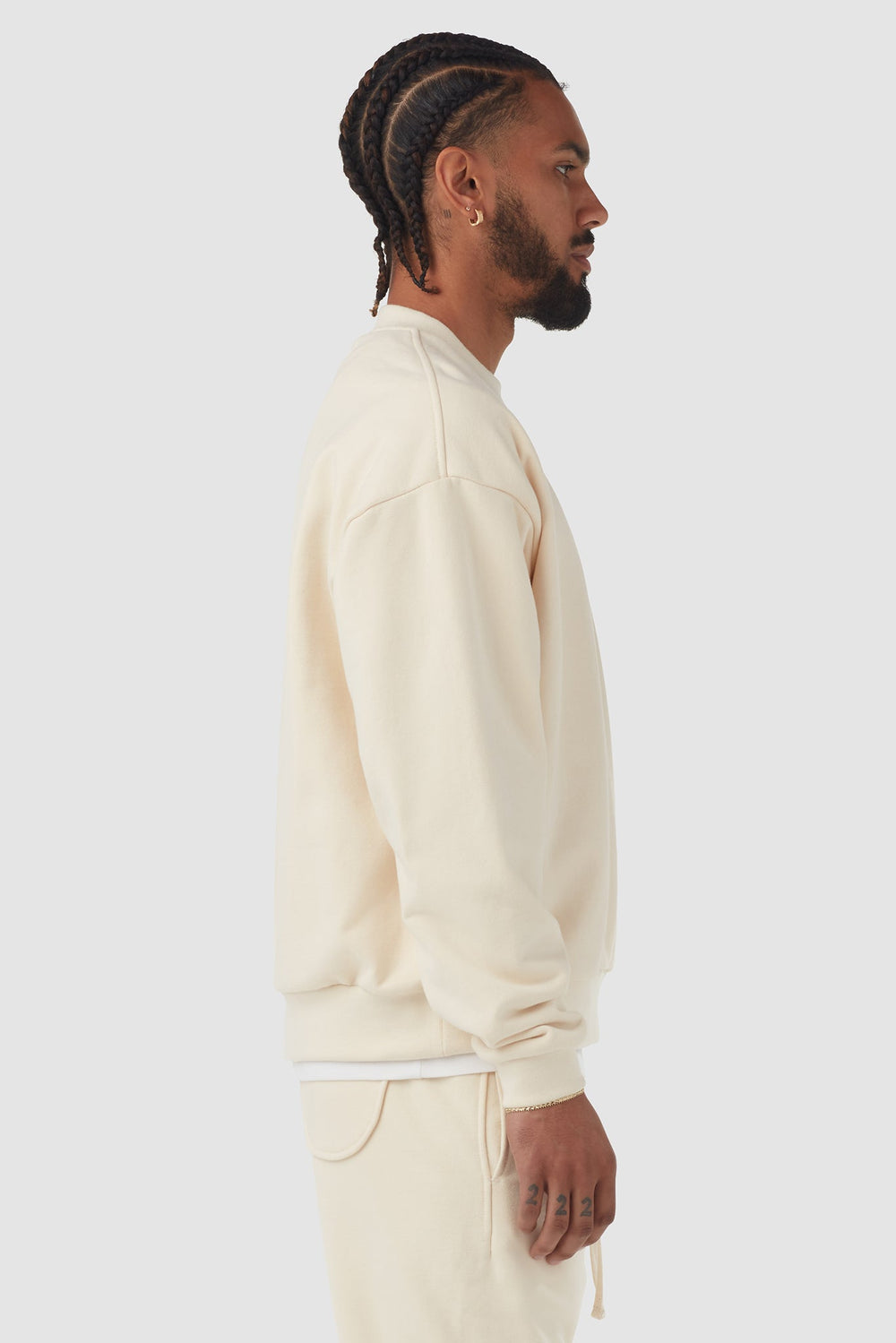 HEAVYWEIGHT STUDIO CREW / CREAM