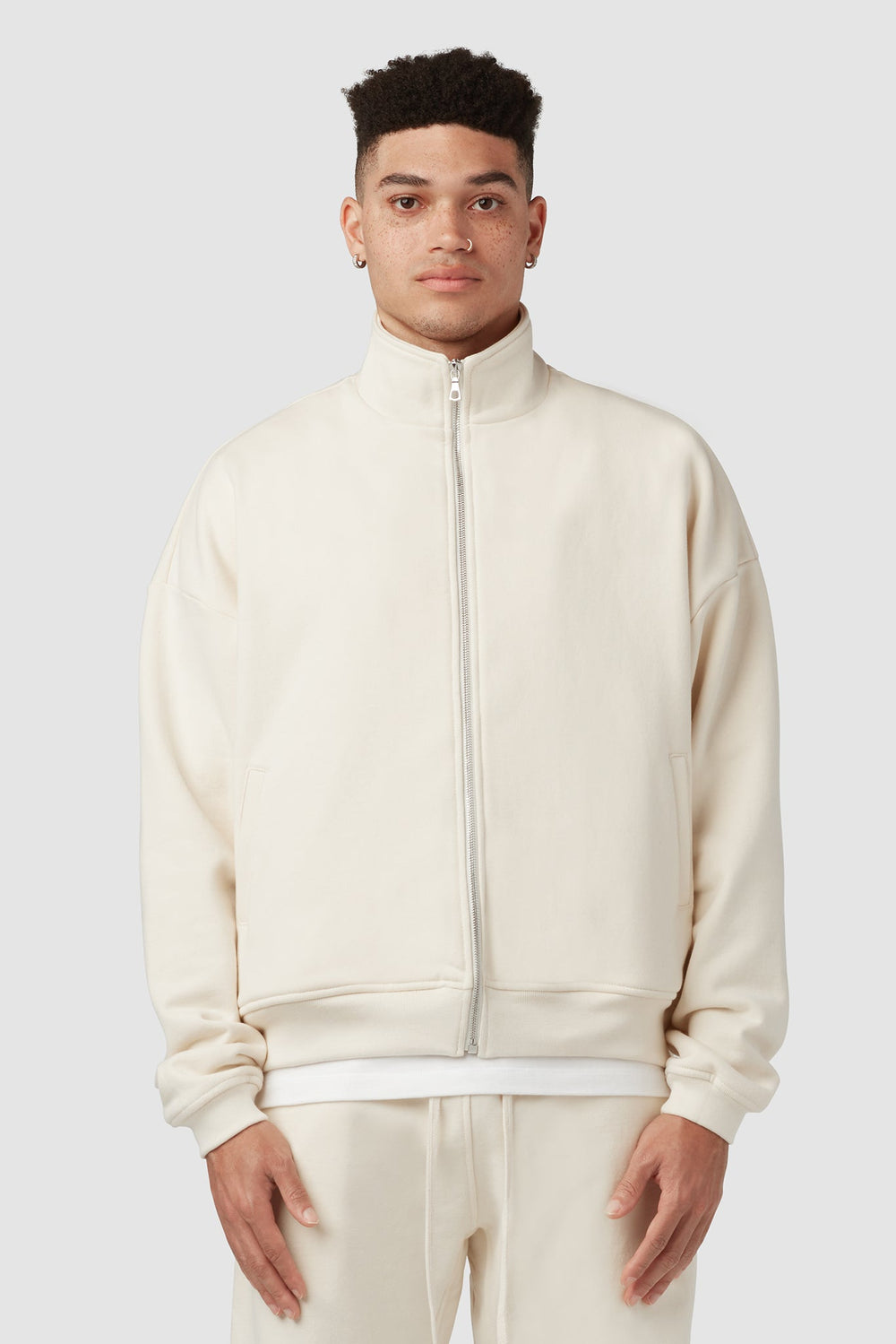 HEAVYWEIGHT STUDIO FULL ZIP / CREAM