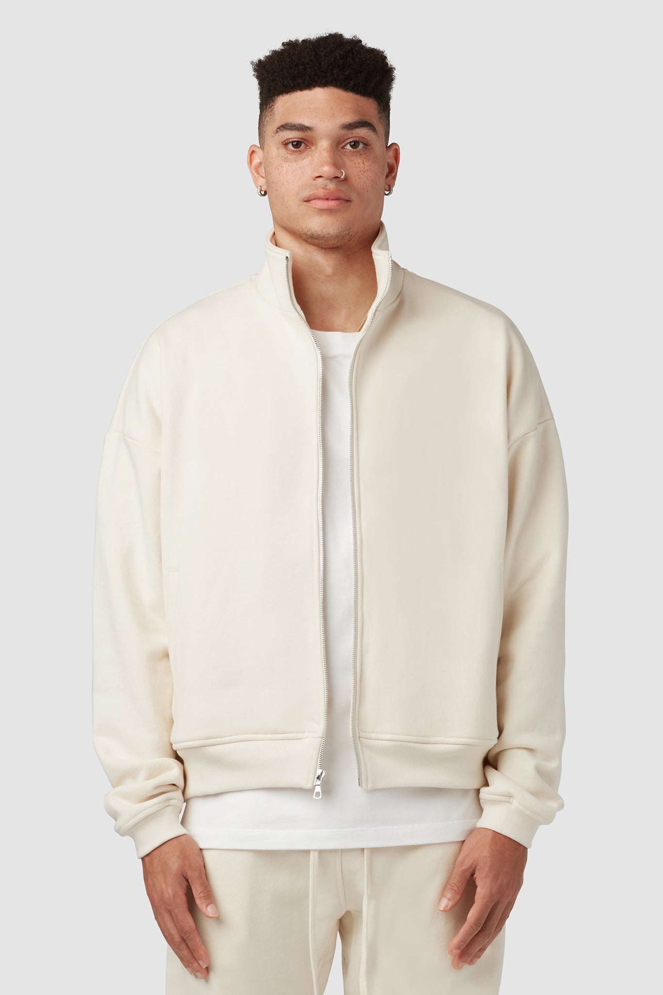 HEAVYWEIGHT STUDIO FULL ZIP / CREAM