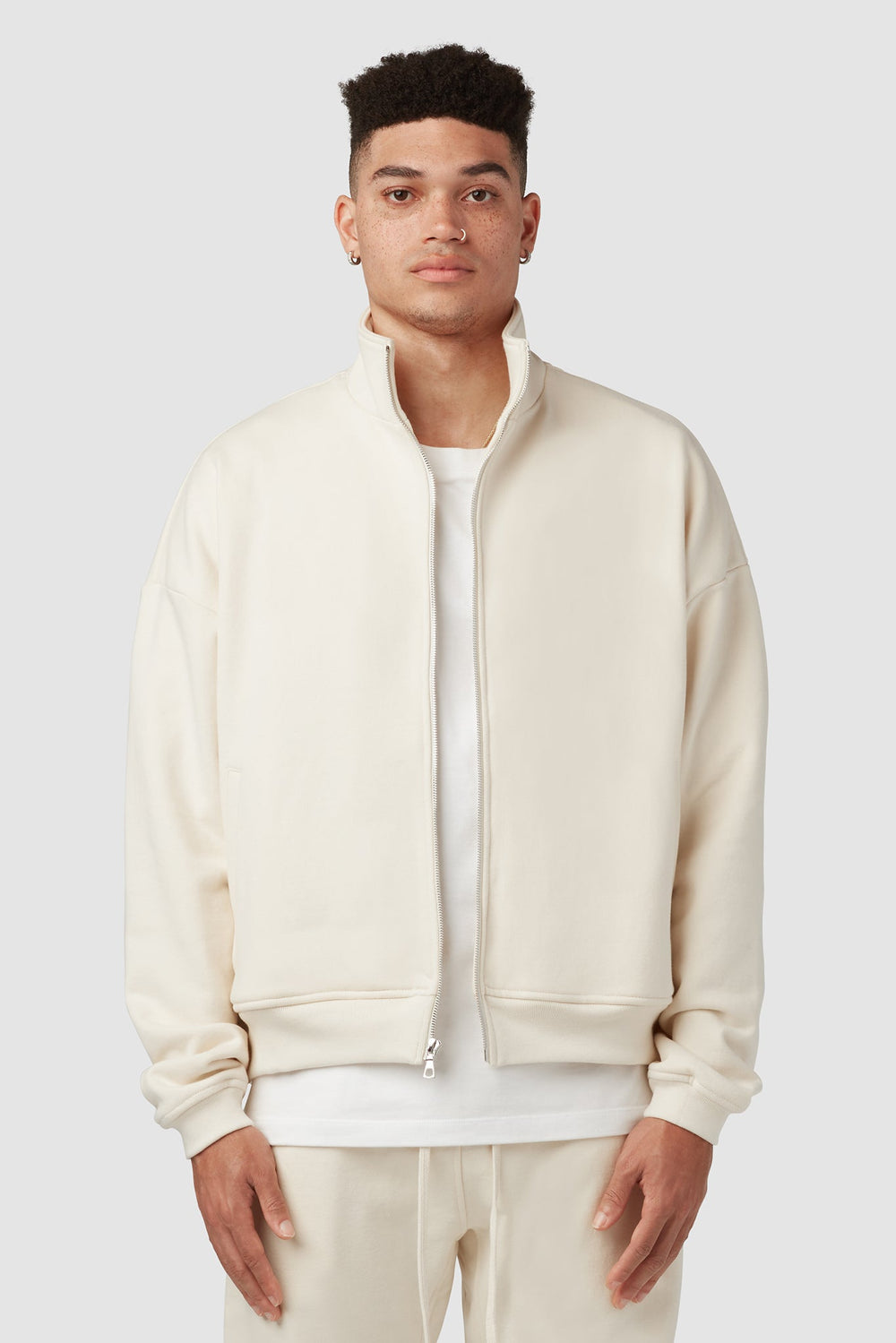 HEAVYWEIGHT STUDIO FULL ZIP / CREAM
