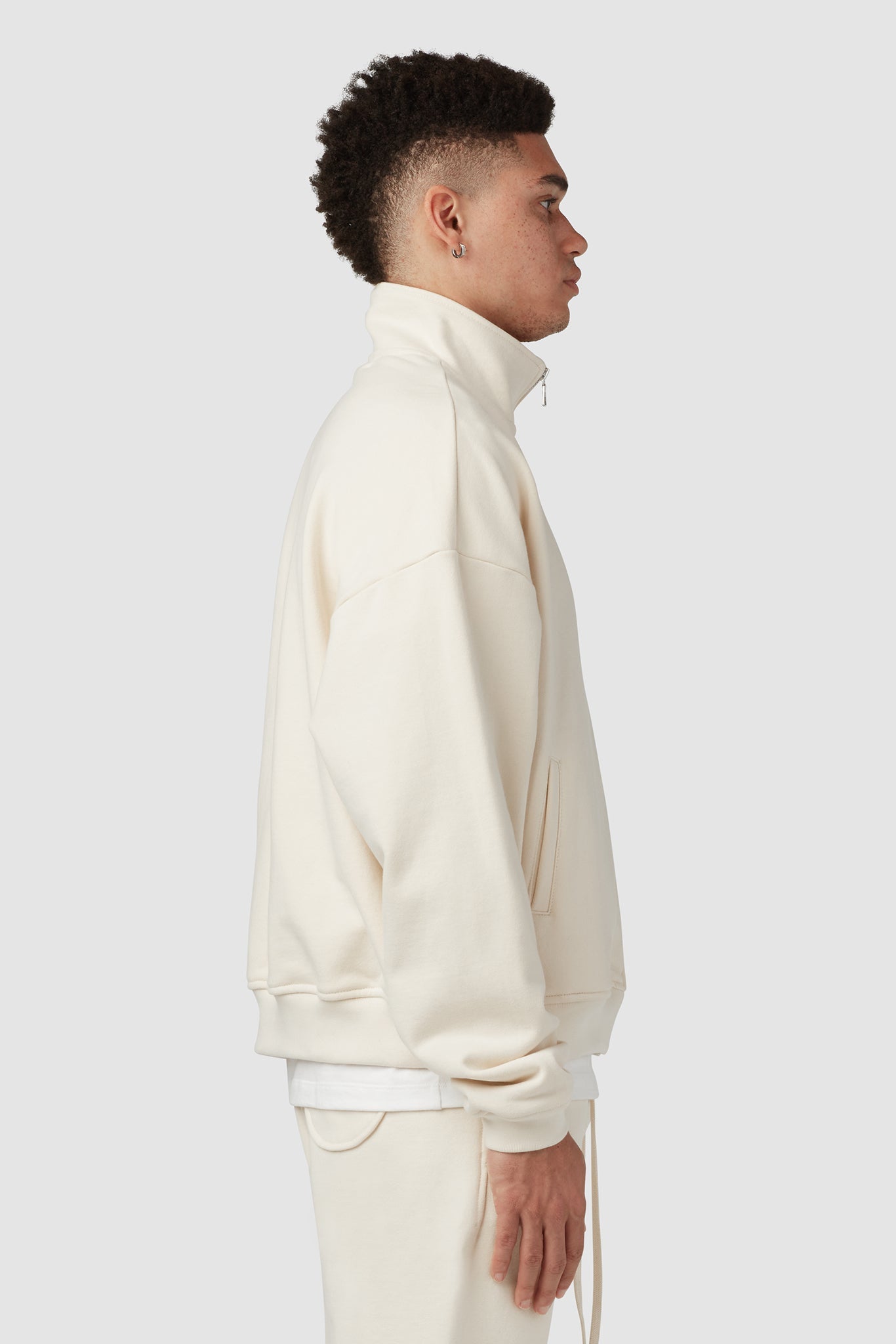 HEAVYWEIGHT STUDIO FULL ZIP / CREAM