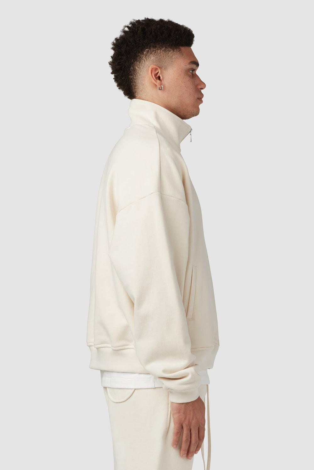 HEAVYWEIGHT STUDIO FULL ZIP / CREAM