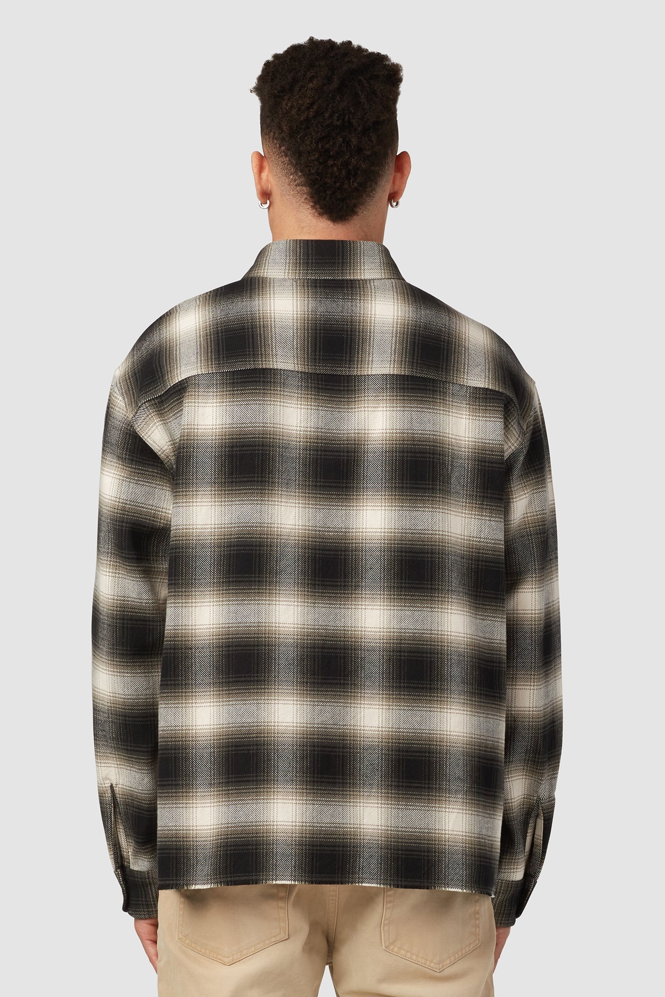 ABERDEEN RELAXED FLANNEL / GREEN X BLACK X WHITE