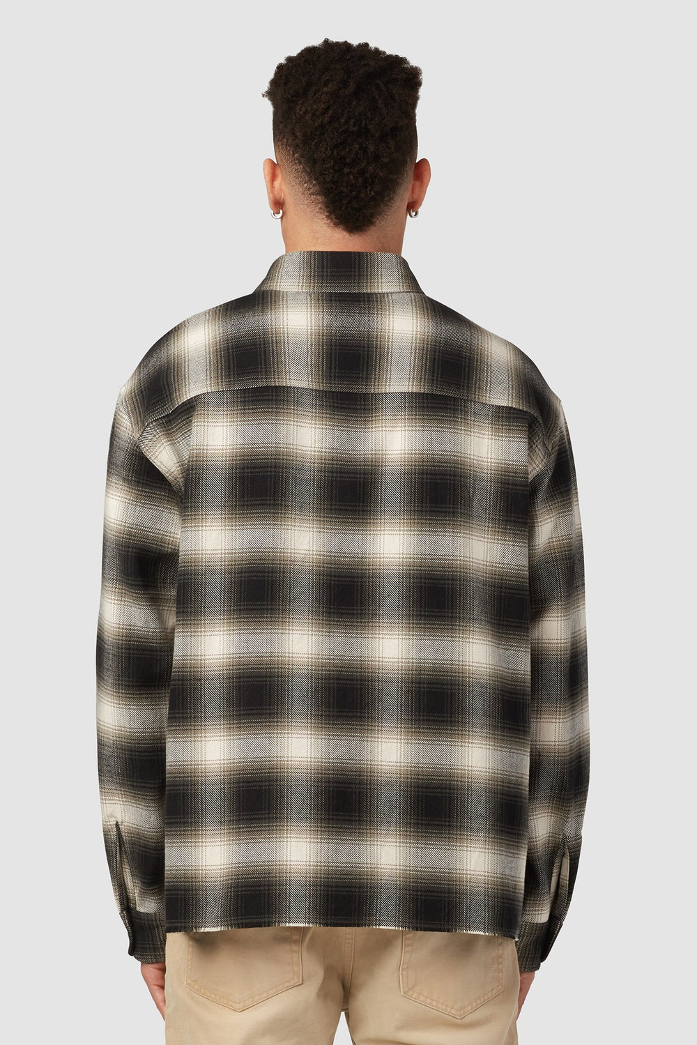 ABERDEEN RELAXED FLANNEL / GREEN X BLACK X WHITE