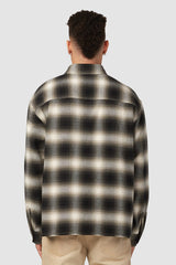 ABERDEEN RELAXED FLANNEL / GREEN X BLACK X WHITE