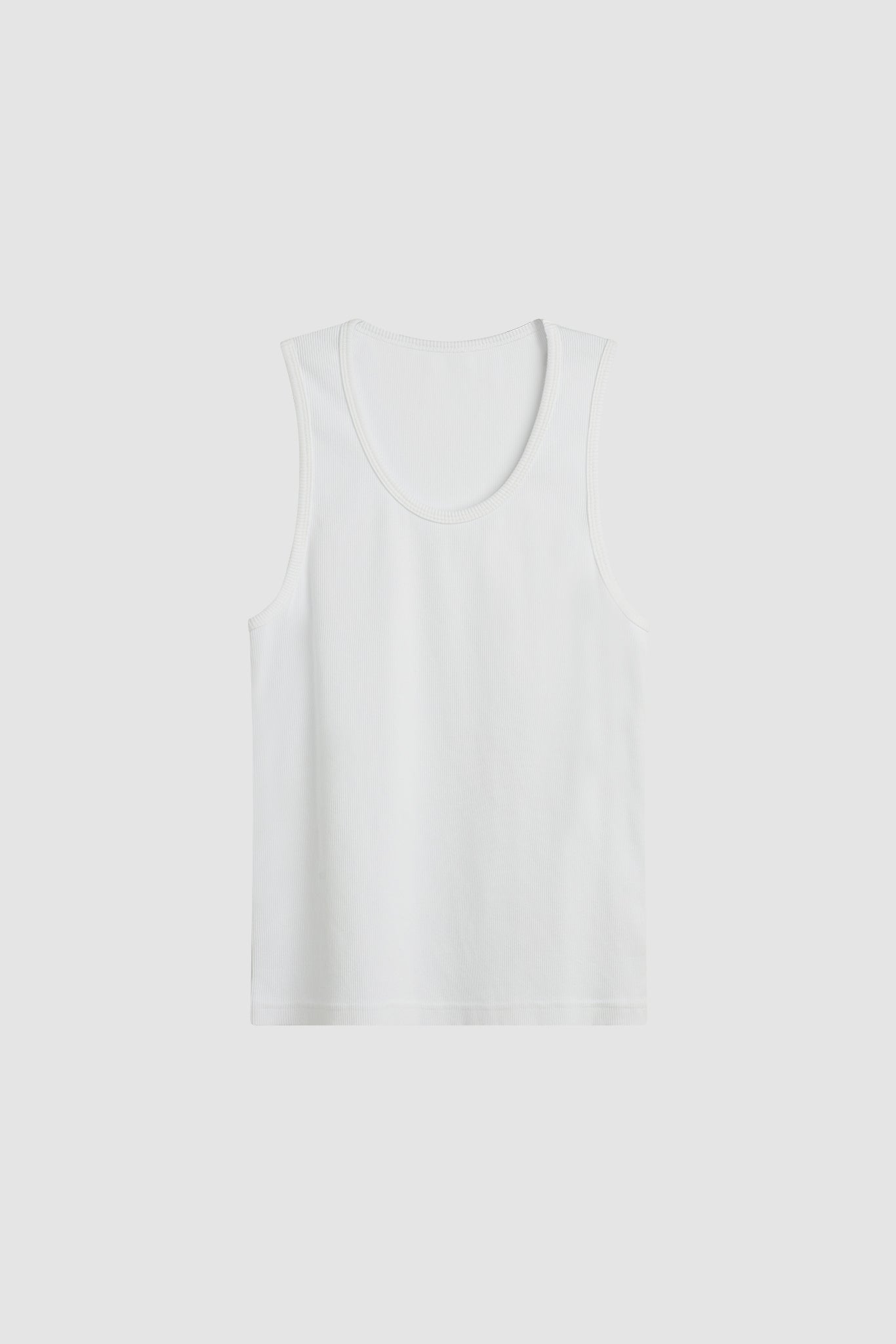 HAVANA RIBBED TANK / WHITE