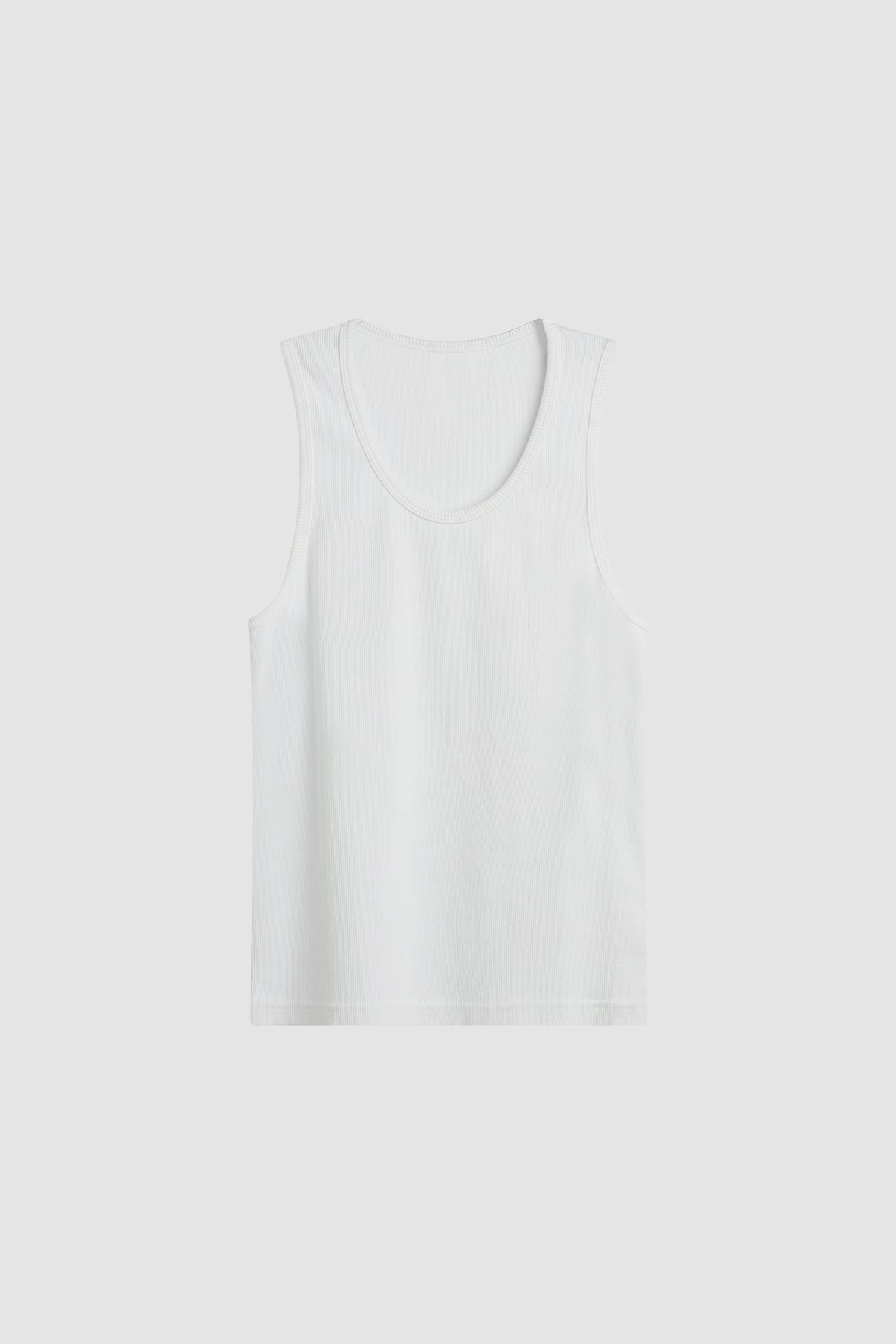HAVANA RIBBED TANK / WHITE