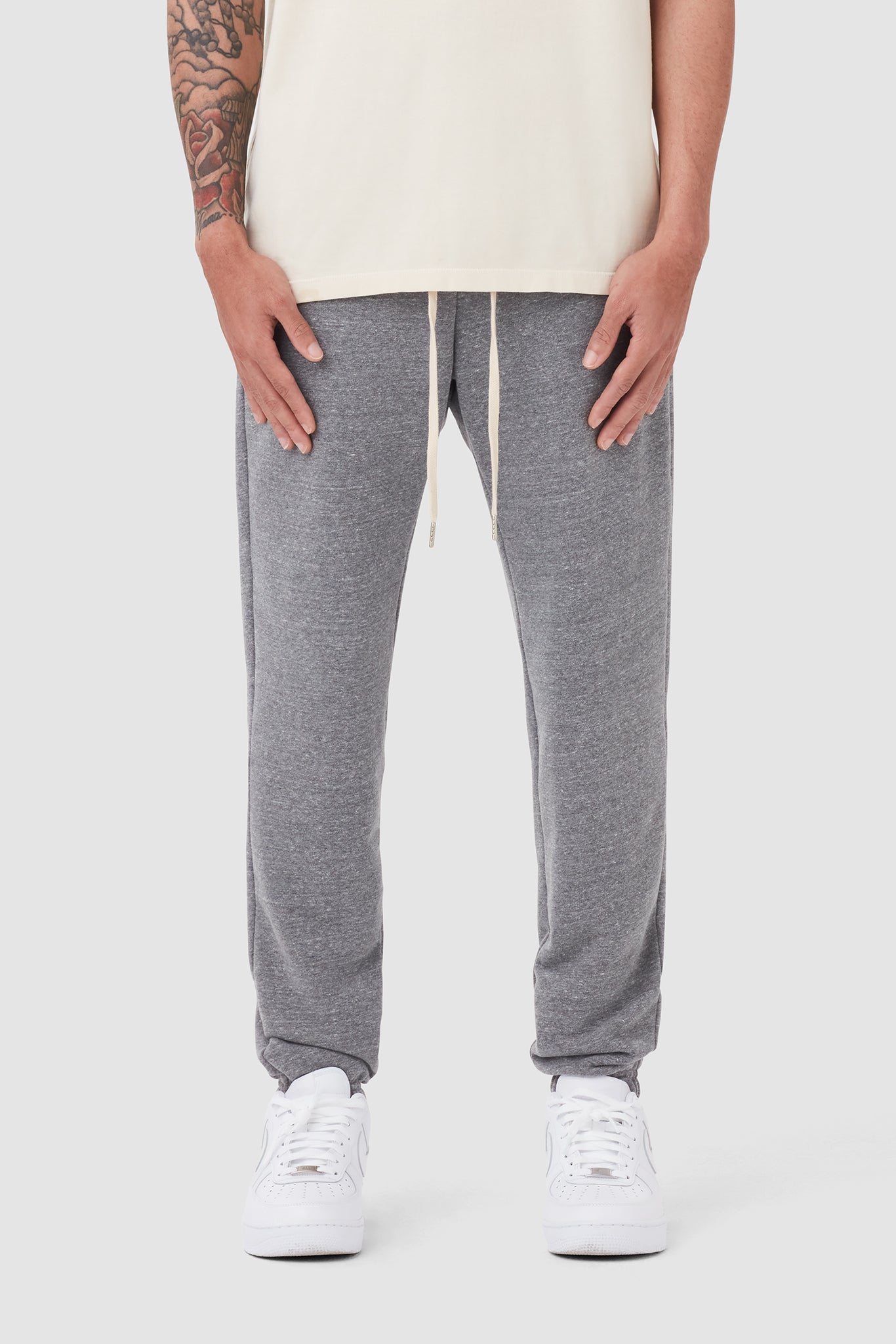HEAVYWEIGHT SOUVENIR SWEATPANTS / HEATHER GREY
