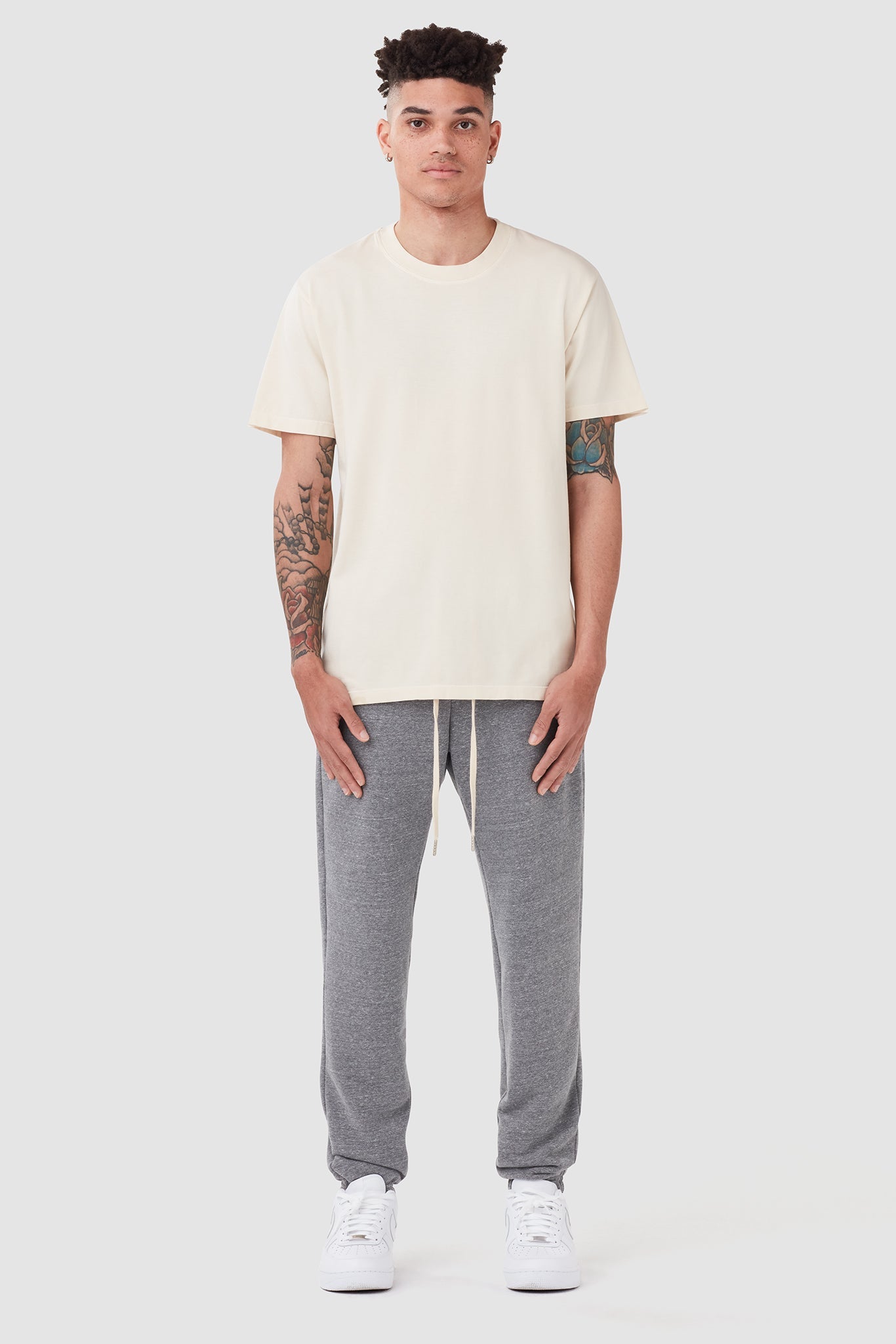 HEAVYWEIGHT SOUVENIR SWEATPANTS / HEATHER GREY