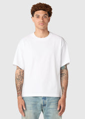 HEAVYWEIGHT CROPPED TEE / WHITE