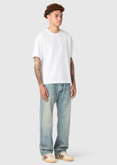 HEAVYWEIGHT CROPPED TEE / WHITE