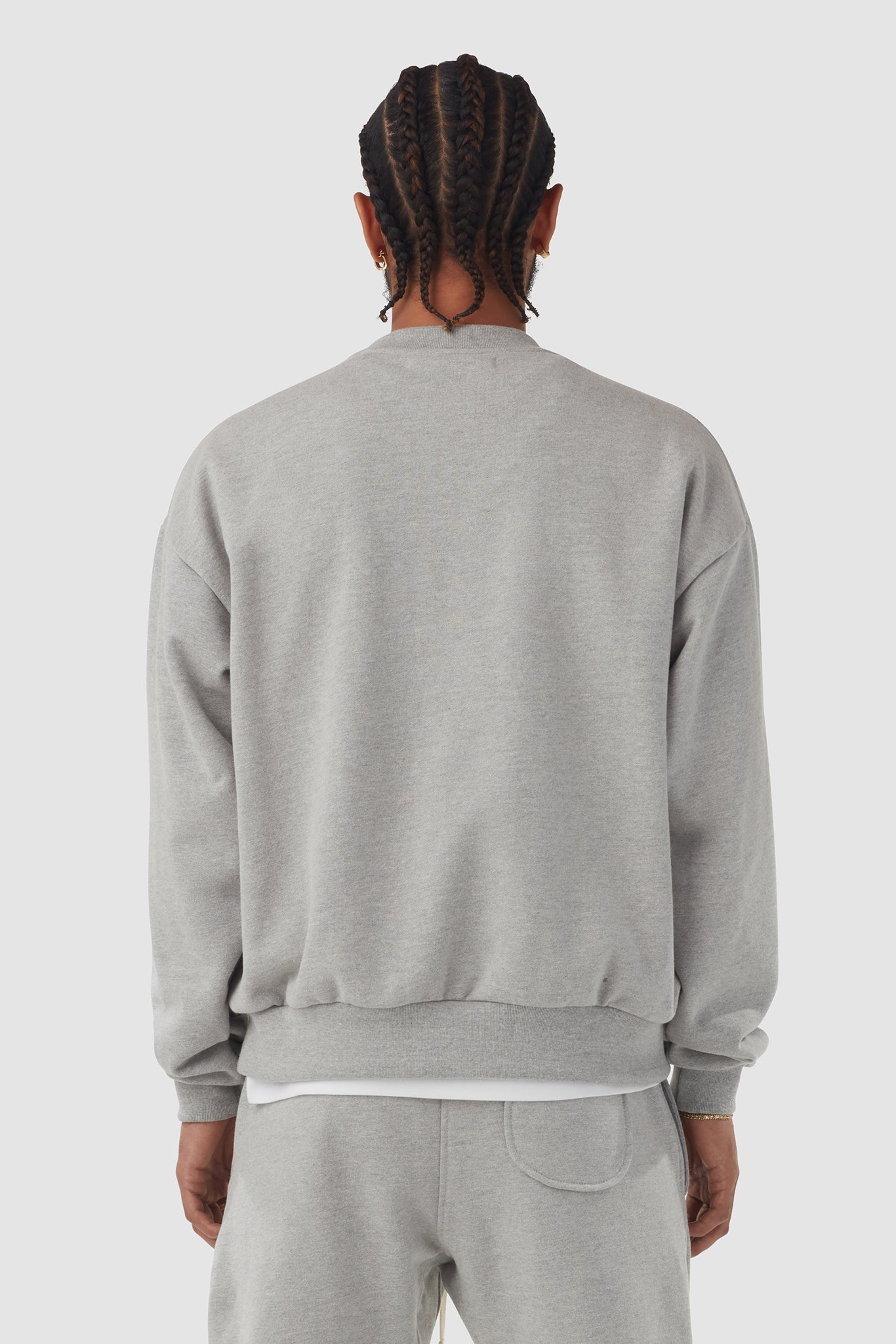 HEAVYWEIGHT STUDIO CREW / LIGHT HEATHER