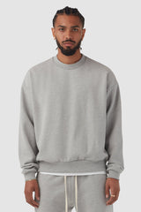 HEAVYWEIGHT STUDIO CREW / LIGHT HEATHER