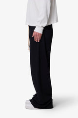 Washed Ultra Baggy Sweatpants - Black