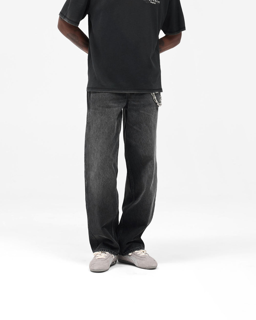 R3 Baggy Denim - Aged Black